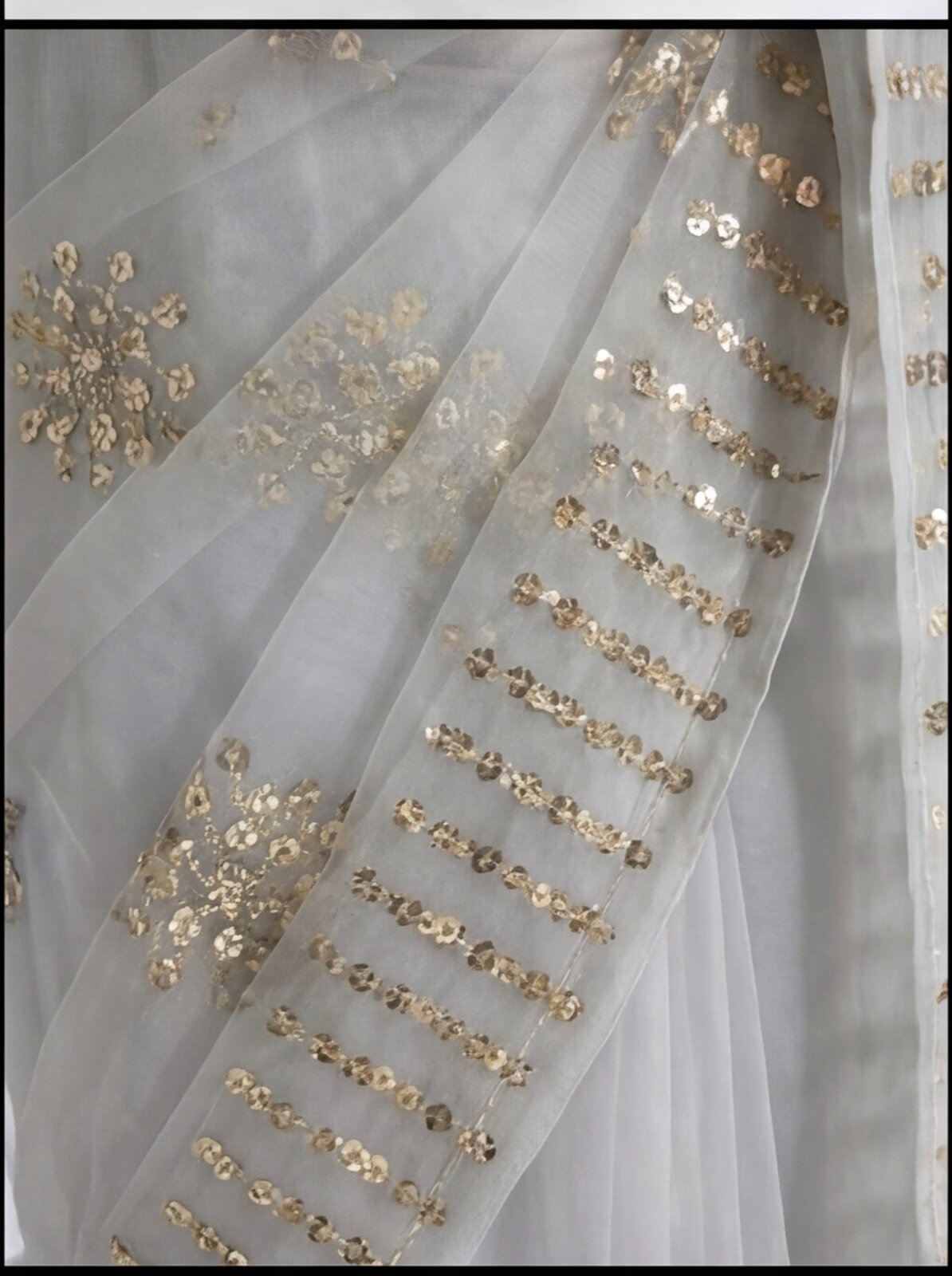 Celeste Net Saree