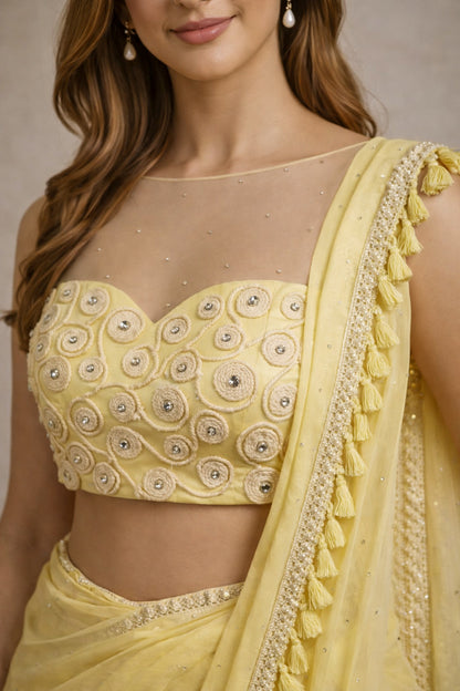 SUNVEIL DRAPE SAREE