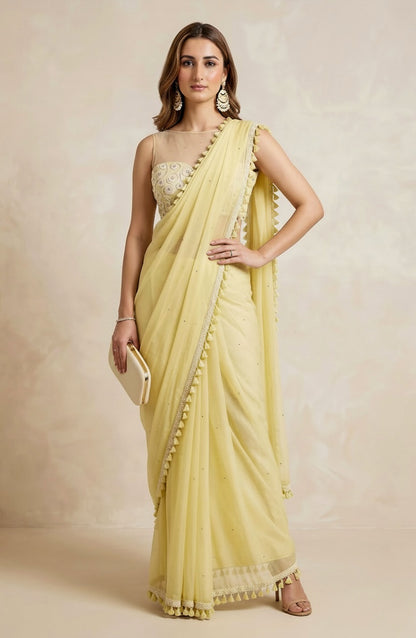 SUNVEIL DRAPE SAREE