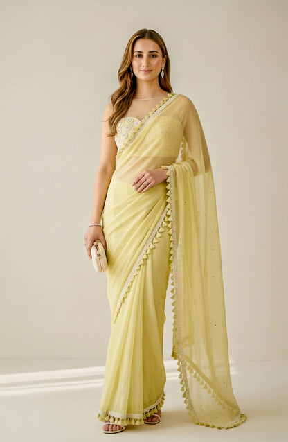 SUNVEIL DRAPE SAREE